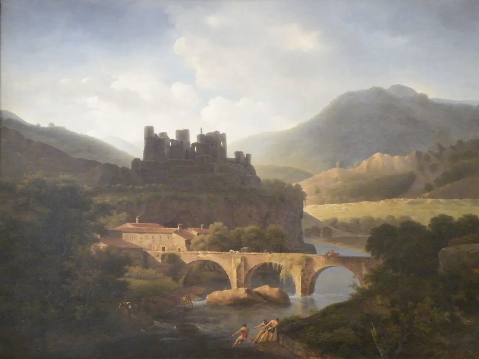 Pont de Labeaume peint en 1820